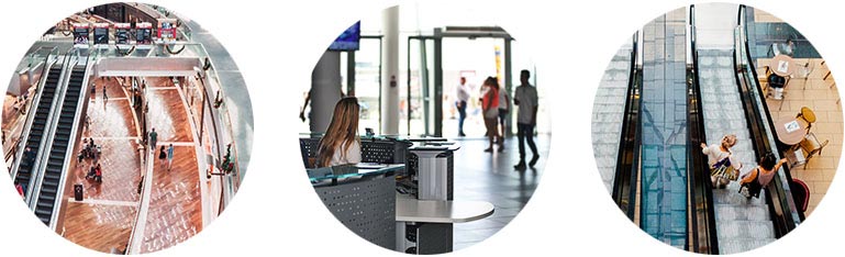 conteggio delle persone in tempo reale per centri commerciali ed edifici intelligenti